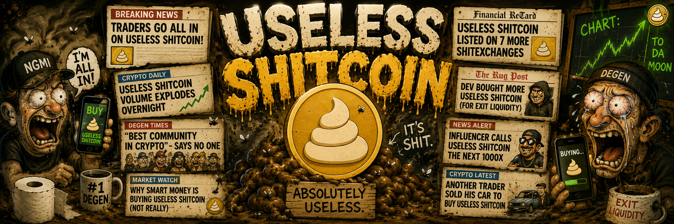 USELESS SHITCOIN banner